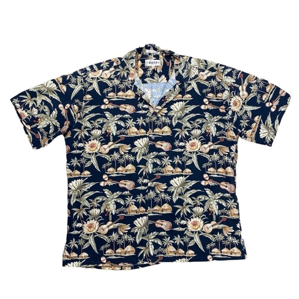 Men’s Cambia Moda Hawaiian Tropical Short Sleeve Shirt